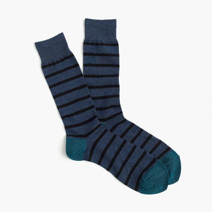 J.Crew Narrow striped socks