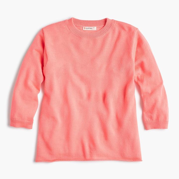 J.Crew Girls' merino wool popover sweater
