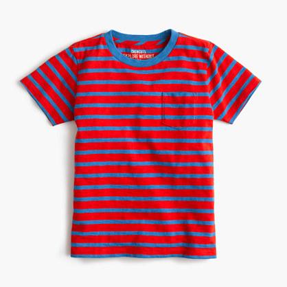 J.Crew Boys' bright striped T-shirt