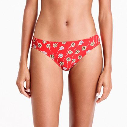 J.Crew Bikini bottom in falling floral print