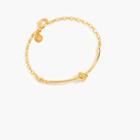 J.Crew Demi-fine 14k gold-plated knot bracelet