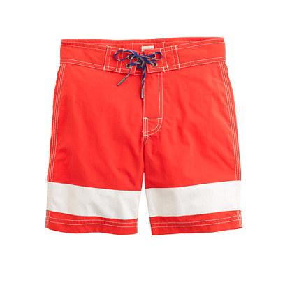 J.Crew Boys' board short in ocean stripe