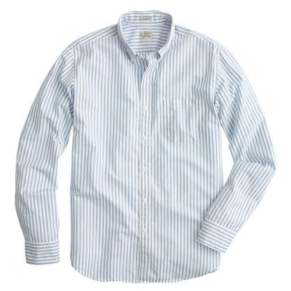 J.Crew Slim Secret Wash shirt in medium stripe