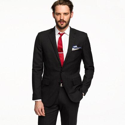 J.Crew Aldridge two-button suit jacket with center vent in Italian wool