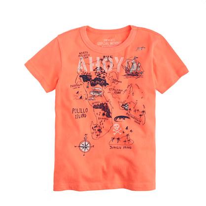 J.Crew Boys' treasure map T-shirt