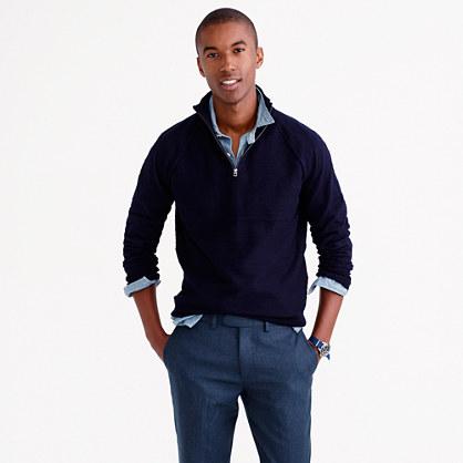 J.Crew Cotton half-zip sweater