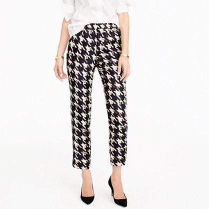 J.Crew Silk twill pant in wolfstooth