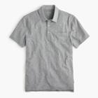 J.Crew Woven-collar polo in Pima cotton