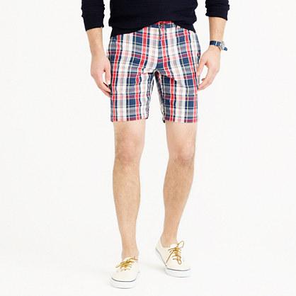 J.Crew 9 short in navy madras