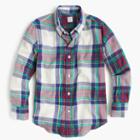J.Crew Kids' flannel shirt in multiplaid