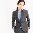J.Crew Campbell blazer in sparkle Donegal wool