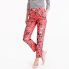 J.Crew Collection cropped pant in Ratti monkey print