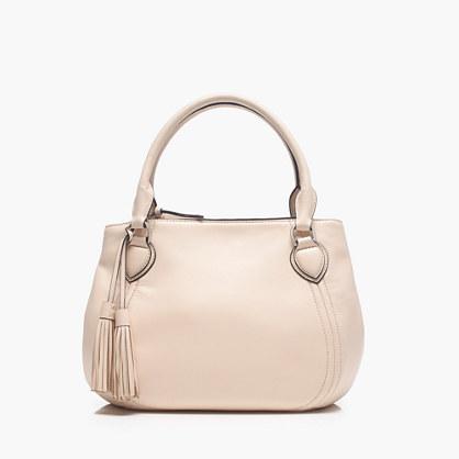 J.Crew Peyton smooth leather satchel