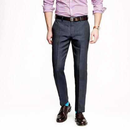 J.Crew Ludlow slim suit pant in Italian linen-wool
