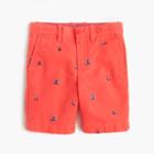 J.Crew Boys' Stanton short with sailboat critters