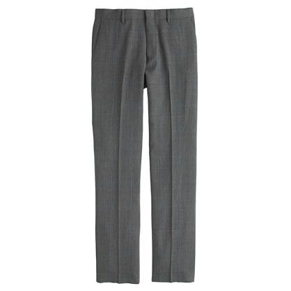 J.Crew Ludlow Traveler suit pant in glen plaid Italian wool