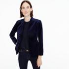 J.Crew Going out blazer in velvet