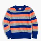J.Crew Boys' striped crewneck sweater