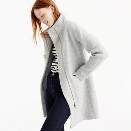 J.Crew Italian stadium-cloth wool cocoon coat