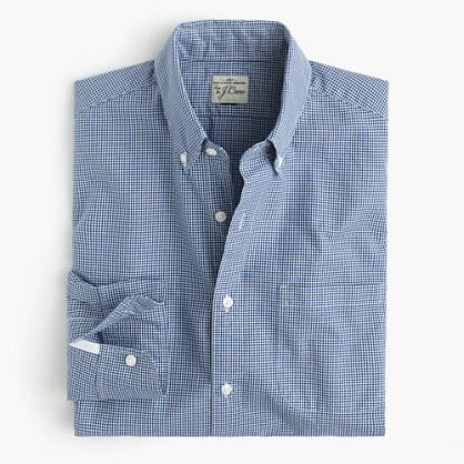 J.Crew Slim Secret Wash shirt in mini-gingham