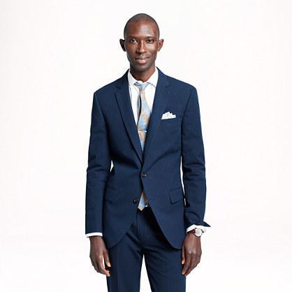 J.Crew Ludlow suit jacket in Japanese seersucker