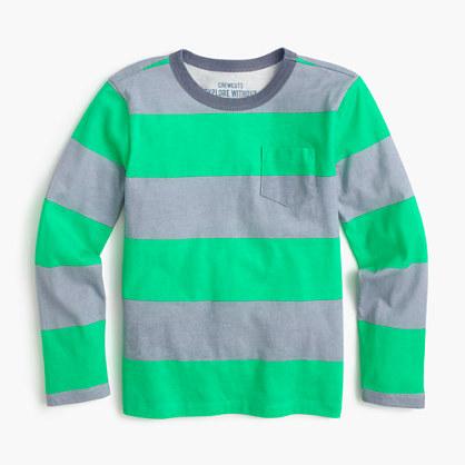 J.Crew Boys' long-sleeve striped ringer T-shirt