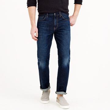 J.Crew Bootcut jean in dark worn wash