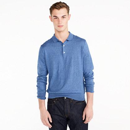 J.Crew Polo sweater in Pima cotton