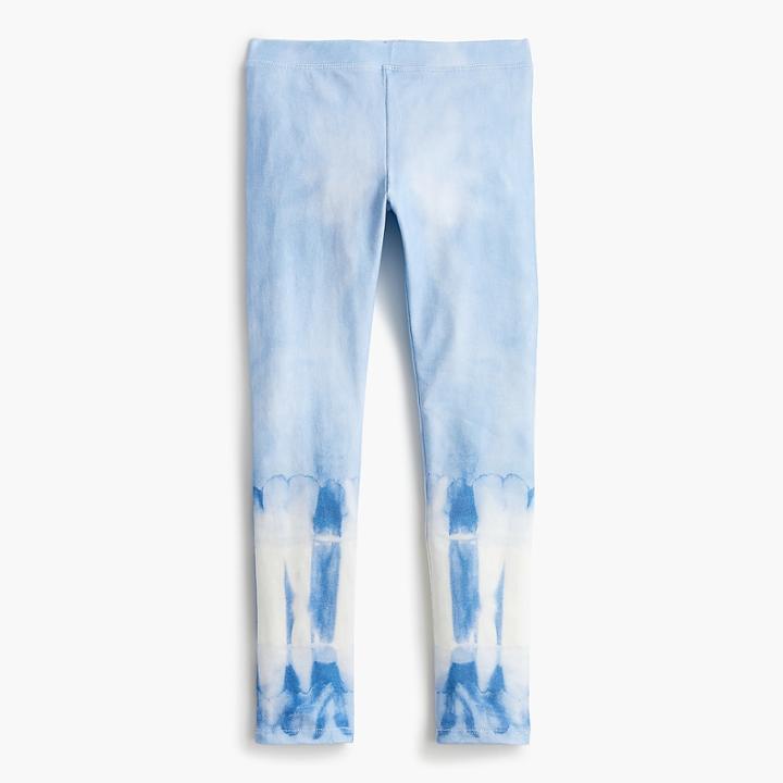 J.Crew Girls' everyday leggings in tie-dye