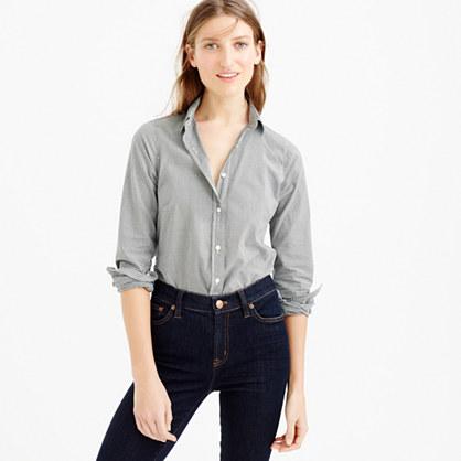 J.Crew Tall perfect shirt in microgingham