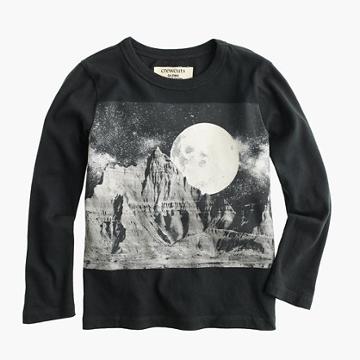 J.Crew Boys' glow-in-the-dark moon T-shirt