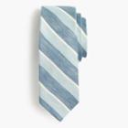 J.Crew Silk-linen tie in stripe