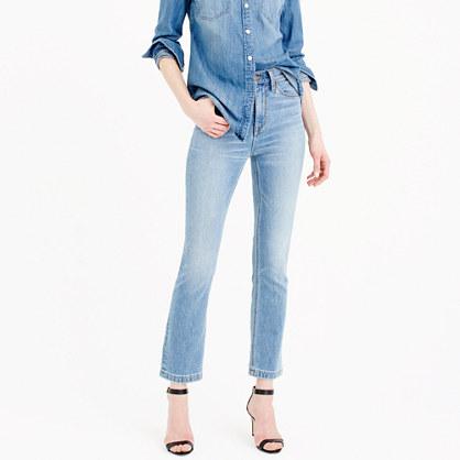 J.Crew Tall Billie demi-boot crop jean in Surrey wash