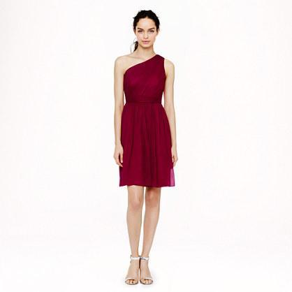 J.Crew Kylie dress in silk chiffon