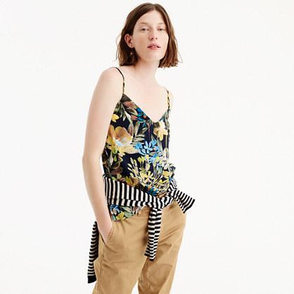 J.Crew V-neck camisole in watercolor floral