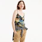 J.Crew V-neck camisole in watercolor floral