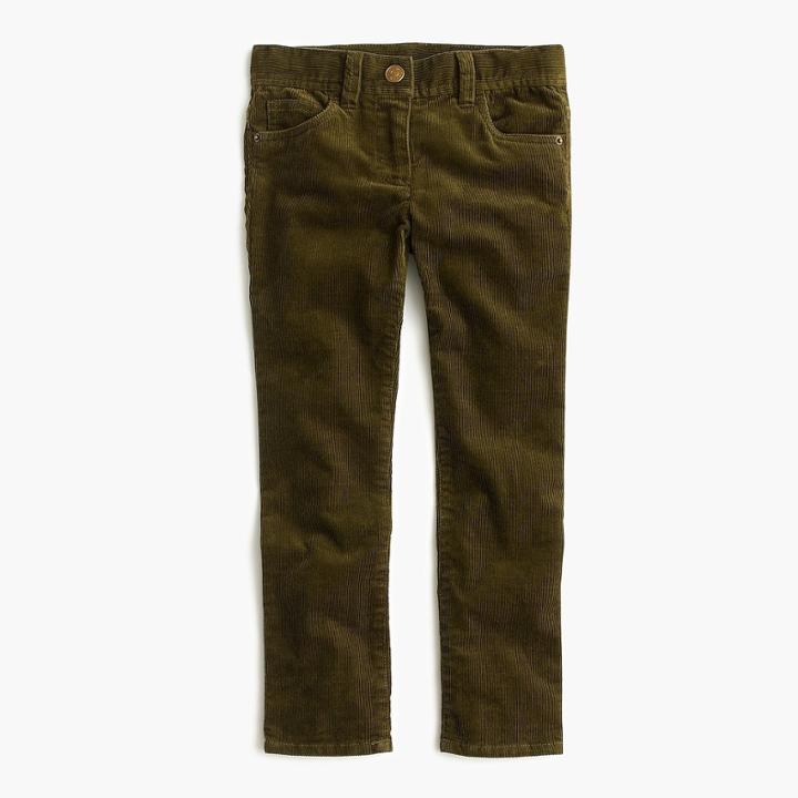 J.Crew Girls' toothpick cord