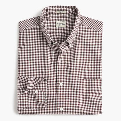 J.Crew Tall Secret Wash shirt in classic gingham