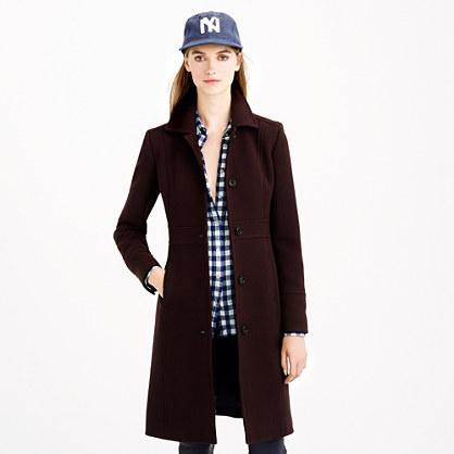 J.Crew Petite double-cloth lady day coat with Thinsulate®