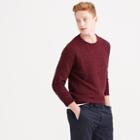 J.Crew Slim textured cotton sweater in solid