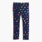 J.Crew Girls' everyday leggings in iridescent dots