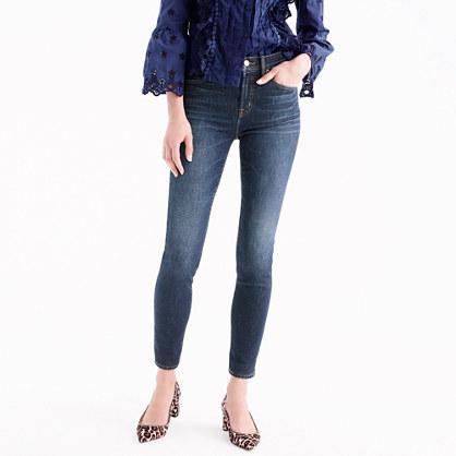 J.Crew Tall9 high-rise toothpick jean in Solano wash