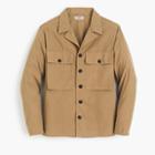 J.Crew Wallace & Barnes military shirt-jacket in khaki