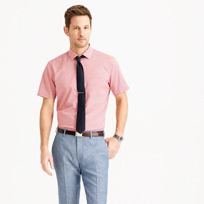 J.Crew Ludlow short-sleeve shirt in red gingham