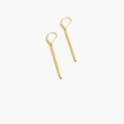 J.Crew Demi-fine 14k gold-plated bar drop earrings