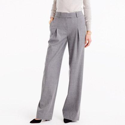 J.Crew Wide-leg pant in wool