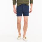 J.Crew 5 short in garment-dyed blue cotton