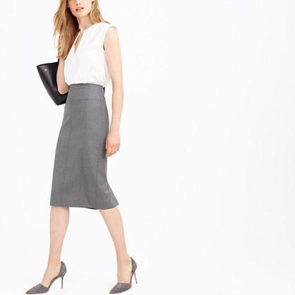 J.Crew Director pencil skirt in Super 120s wool