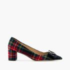 J.Crew Collection Avery embellished heels in tartan