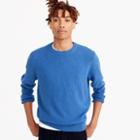 J.Crew Cotton crewneck sweater in moss stitch